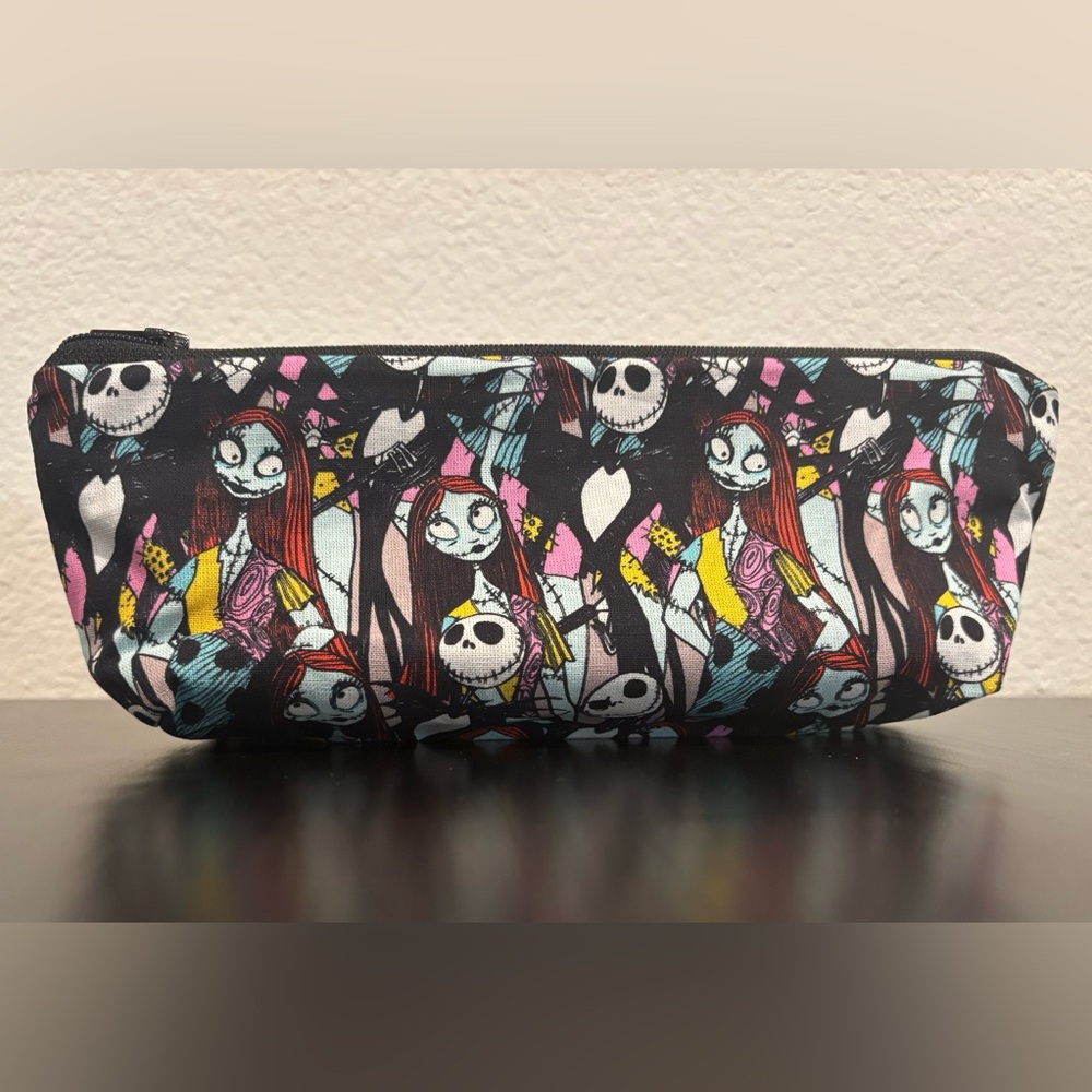 Handmade Nightmare Before Christmas Makeup Bag/Pencil Pouch